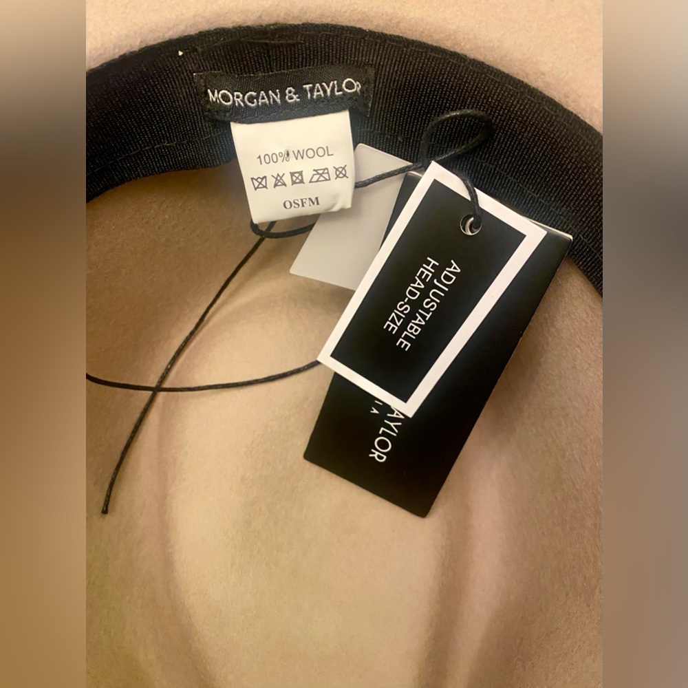 Morgan & Taylor Taelynn fedora One Size cream - Picture 5 of 8